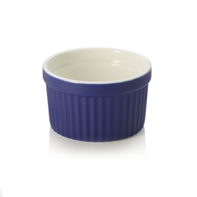 Ramequin en porcelaine Ø 7 cm - 85 ml - Bleu (lot de 6)