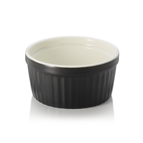 Ramequin en porcelaine Ø 9 cm - 130 ml - Noir (lot de 6)