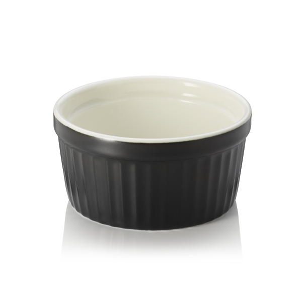 Ramequin en porcelaine Ø 9 cm - 130 ml - Noir (lot de 6)