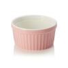 Ramequin en porcelaine Ø 9 cm - 130 ml - Rose (lot de 6)