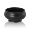 Bol à soupe en porcelaine noire mate Ø 12,5 cm - 500 ml