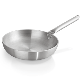 Poêle en aluminium avec manche inox riveté - Ø 28 cm
