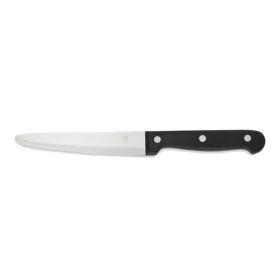 Couteau à steak acier chromé 13/0 - Manche POM - Lame 13 cm (lot de 6)