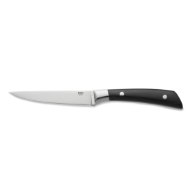 Couteau à steak en acier 420 - Manche bois de pakka - Lame 12 cm (lot de 6)