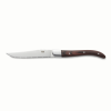 Couteau à steak en acier 420 - Manche en pakka rougeâtre - Lame 11 cm (lot de 6)