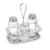 Ménagère 3 pièces verre et inox - 12,5 cm