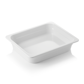 Bac gastro GN 1/2 en mélamine blanche - Profondeur 65 mm