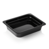 Bac gastro GN 1/2 en mélamine noire - Profondeur 65 mm