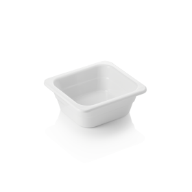 Bac gastro GN 1/6 en mélamine blanche - Profondeur 65 mm
