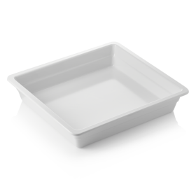 Bac gastro GN 2/3 en mélamine blanche - Profondeur 65 mm