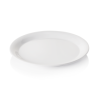 Assiette plate en mélamine blanche - Ø 26 cm