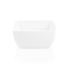 Saladier carré en mélamine blanche - 25 x 25 cm - 4,6 L