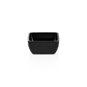Bol carré en mélamine noire - 9 x 9 cm - 150 ml