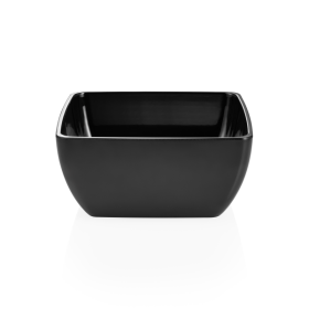 Saladier carré en mélamine noire - 25 x 25 cm - 4,6 L