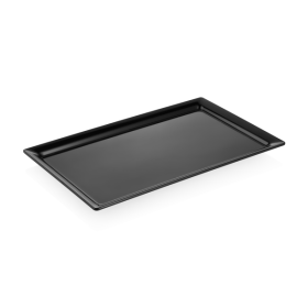 Plateau de service en mélamine noire - GN 1/1