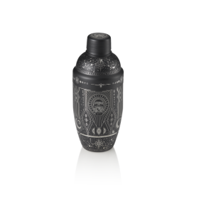 Shaker Tattoo inox 18/8 - 500 ml - Noir argenté