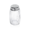 Salière en verre et inox - 7 cm (lot de 12)