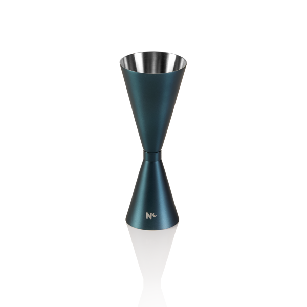 Slim Jigger inox 18/8 - 3/6 cl - Bleu