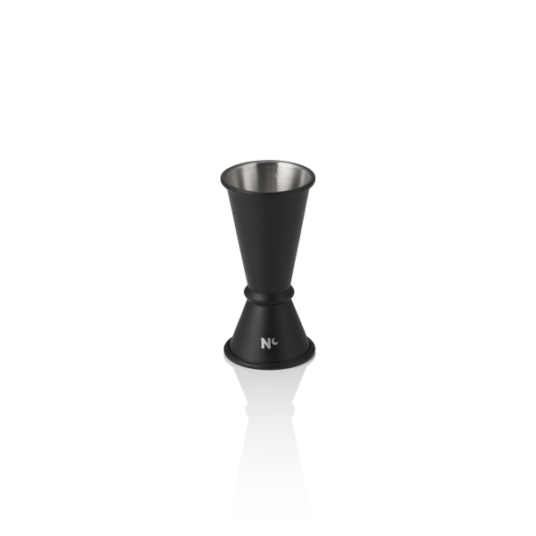 Jigger style japonais inox 18/8 - 2/4 cl - Noir