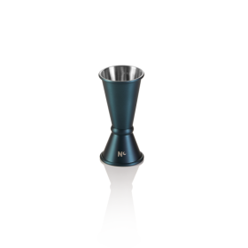 Jigger style japonais inox 18/8 - 2/4 cl - Bleu
