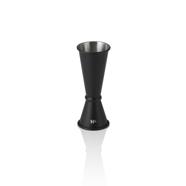 Jigger style japonais inox 18/8 - 2,5/5 cl - Noir