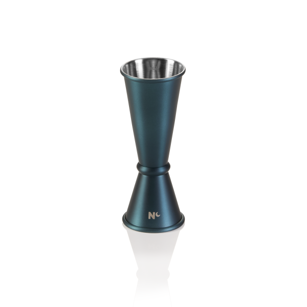 Jigger style japonais inox 18/8 - 2,5/5 cl - Bleu
