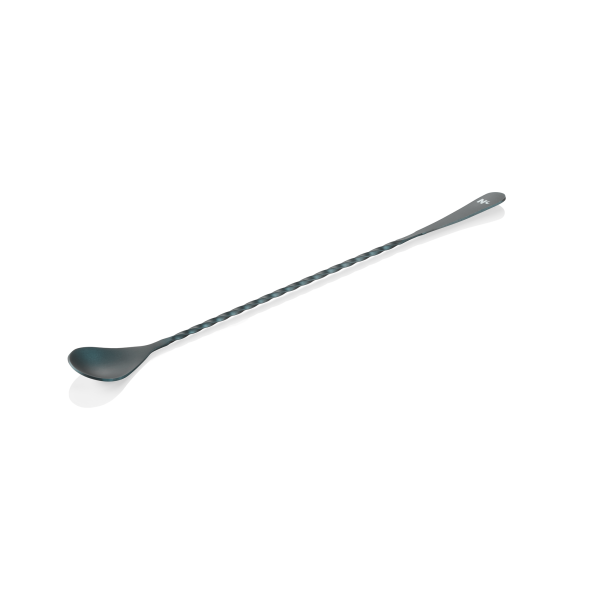 Cuillère de bar style japonais inox 18/8 - 33,5 cm - Bleue