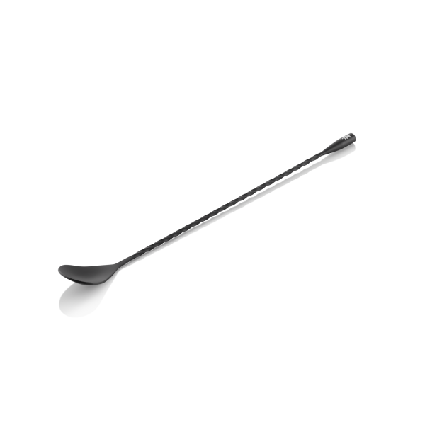 Cuillère de bar Twisted Classic inox 18/8 - 30 cm - Noire