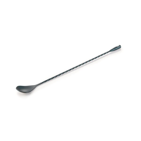Cuillère de bar Twisted Classic inox 18/8 - 30 cm - Bleue