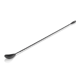 Grande cuillère de bar Twisted Classic inox 18/8 - 40 cm - Noire
