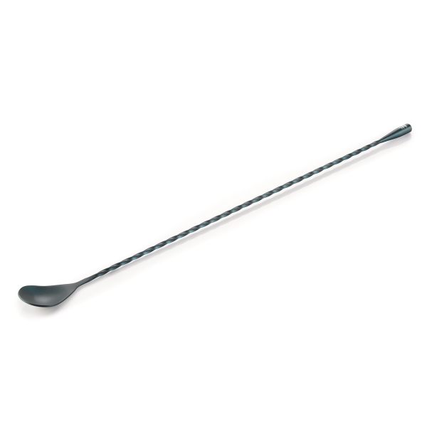 Grande cuillère de bar Twisted Classic inox 18/8 - 40 cm - Bleue