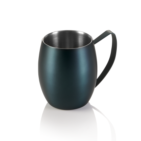 Moscow Mule inox 18/8 - 380 ml - Bleu mat