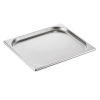 Bac gastro en acier chrome-nickel - GN 2/3 - Profondeur 20 mm