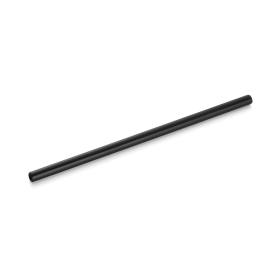 Paille en verre - 20 cm - Noire (lot de 50)