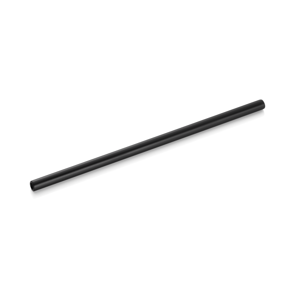 Paille en verre - 20 cm - Noire (lot de 50)