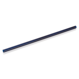 Paille en verre - 23 cm - Bleue (lot de 50)
