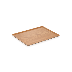Plateau antidérapant en papier renforcé de mélamine - 32 x 23,5 x 1,5 cm