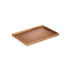Plateau antidérapant en bois - 40 x 28 x 2 cm