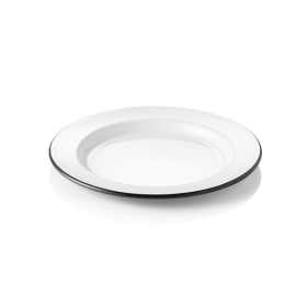 Assiette plate émaillée Ø 20 cm