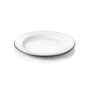 Assiette plate émaillée Ø 20 cm