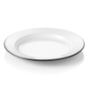 Assiette plate émaillée Ø 26 cm