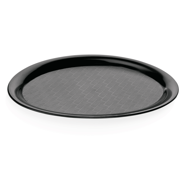 Plateau antidérapant en polypropylène – 26,5 x 19 x 1 cm (lot de 10)