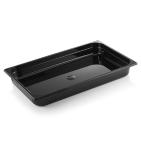 Bac gastro en polypropylène noir - GN 1/1 - 65 mm