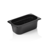 Bac gastro en polypropylène noir - GN 1/4 - 100 mm