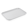 Plateau en polyester et fibre de verre - 45,5 x 35,5 cm - Gris granite