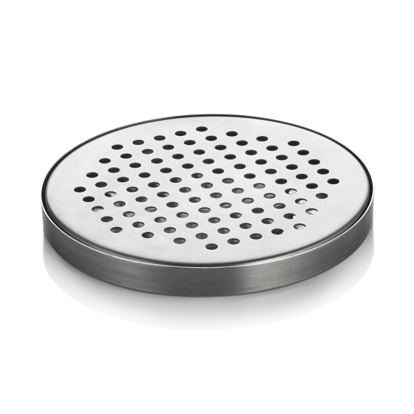 Plateau d'égouttage en acier chrome-nickel - Ø 14 cm