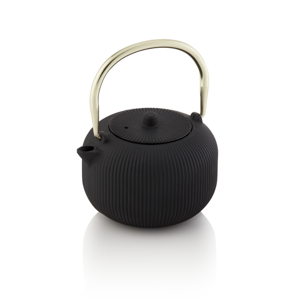 Théière en fonte noire - Insert inox 18/8 - 400 ml
