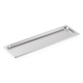 Bac gastro en acier chrome-nickel - GN 2/4 - Profondeur 20 mm