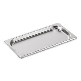 Bac gastro en acier chrome-nickel - GN 1/3 - Profondeur 20 mm