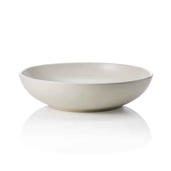 Assiette creuse en grès - Ø 28 cm - 2 L - Série One Light Rock (lot de 6)